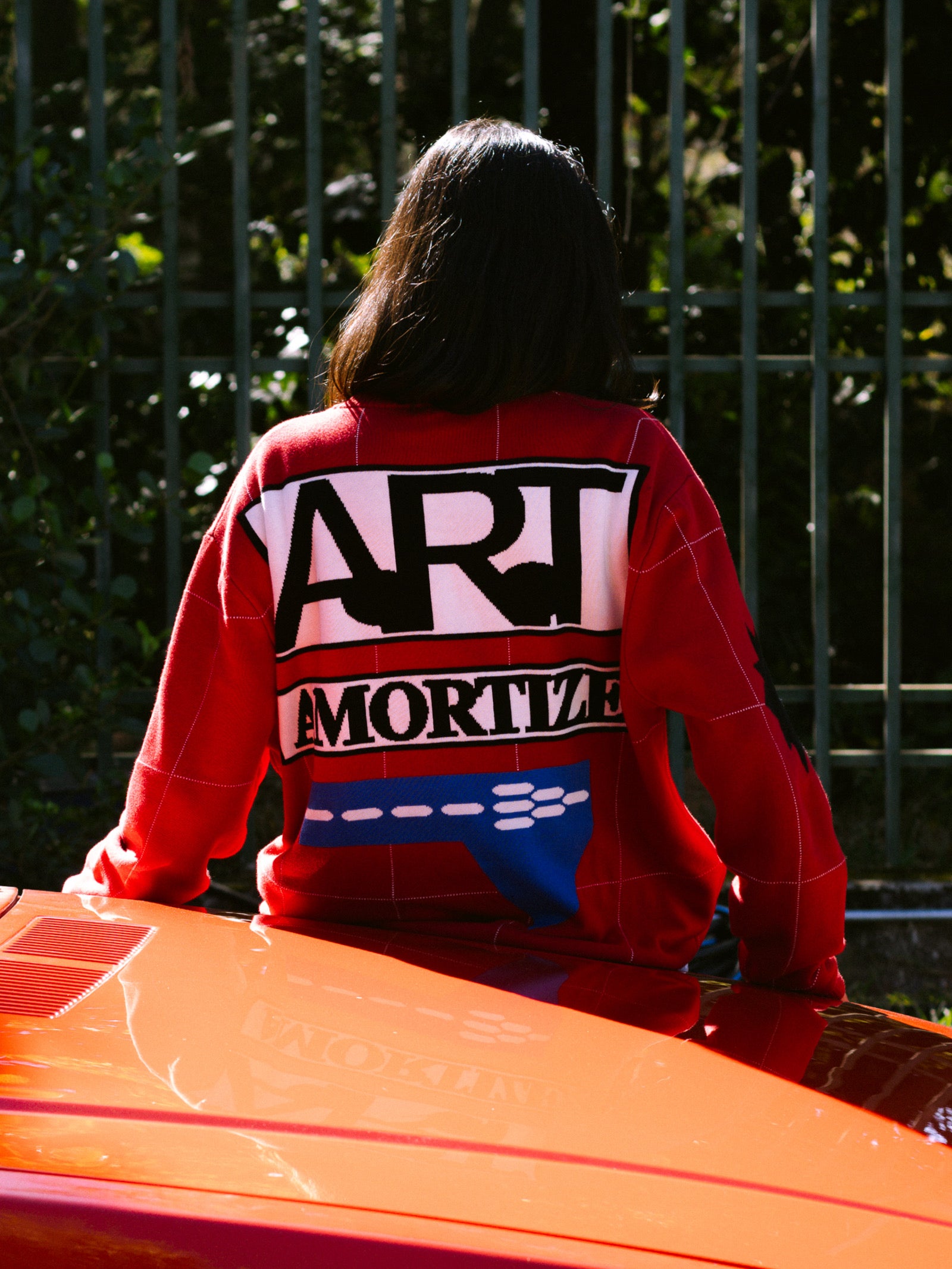 AMORTIZE GRID SWEATER